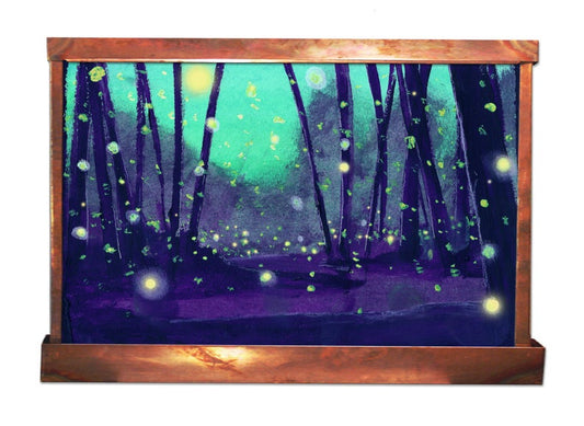 Fireflies in Summer Wall Fountain