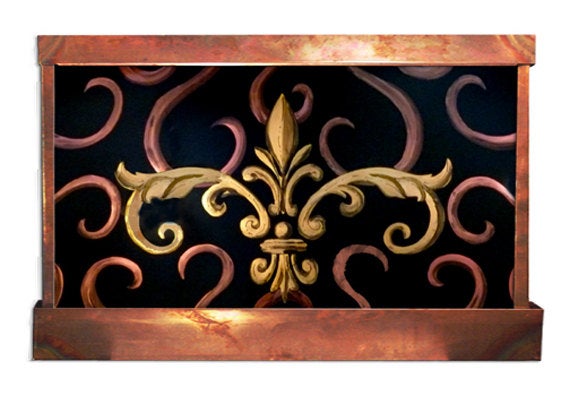 Fleur De Lis Wall Fountain