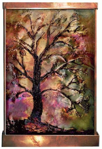 6' Copper Sugar Maple Wall Fountain